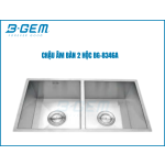 CHẬU 2 HỘC INOX SUS304 ÂM MẶT ĐÁ B-GEM BG-8346A