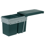 Thùng rác đôi, 2 x 15 lít, Hailo Tandem