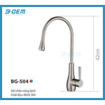 VÒI CHÉN SUS304 INOX MỜ DÁNG CỔ ĐIỂN B-GEM BG-S04