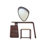 Bộ Bàn Phấn Gỗ Óc Chó 02