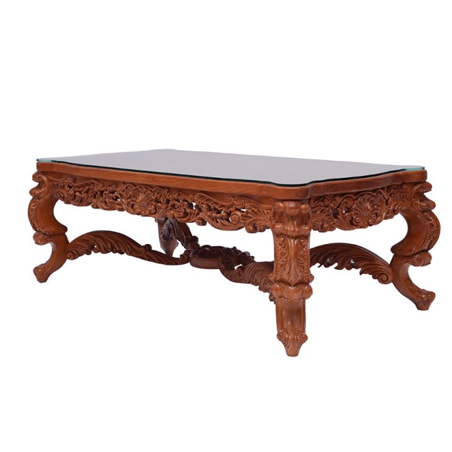 Bàn Salon Hoàng Gia Gỗ Gõ Đỏ