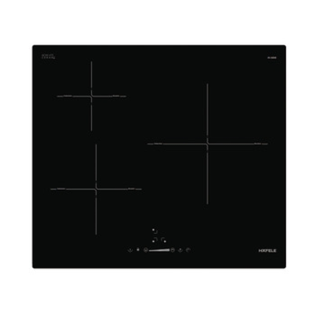 Bếp từ, 3 vùng nấu, điều khiển trượt, 59 cm