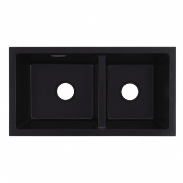 Chậu, Bồn rửa bằng đá granite Hafele, hai chậu, HS22-GEN2S90