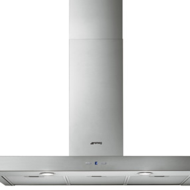 Máy hút mùi, 900 mm, với ba bộ lọc dầu mỡ bằng nhôm, Smeg