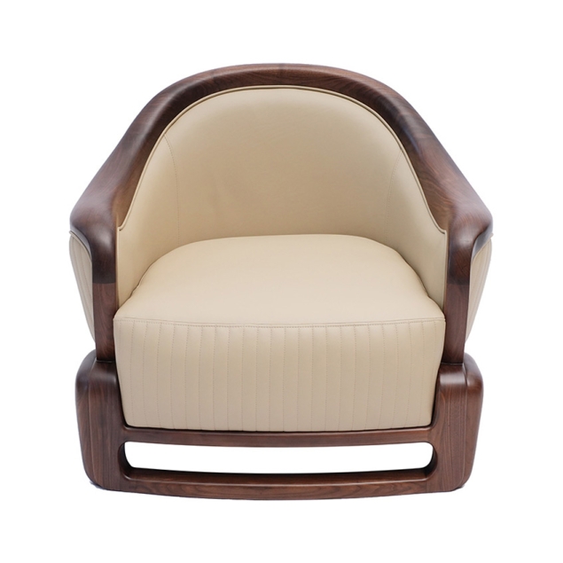 Ghế Sofa Gỗ Óc Chó 01 Chỗ Ngồi TN01