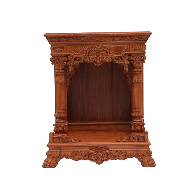 Trang Ông Địa Gỗ Gõ Đỏ TN01